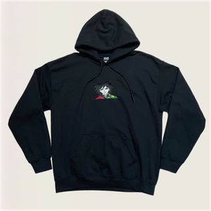 Demon Slayer Anime Hoodie Giyu Tomioka Embroidered Patch Graphic